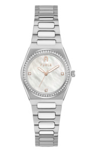 Furla - Tempo Mini Crystal Silver Bracelet Watch
