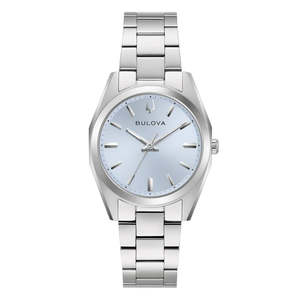 Bulova: Bulova - Surveyor Quartz 31 mm Light Blue Stainless Steel Bracelet