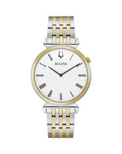Bulova: Bulova - Regatta White Dial Stainless Steel Men's Watch