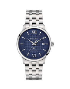 Bulova: Bulova - Hudson Automatic Men's Watch Blue