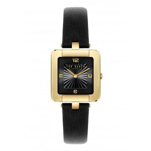 Ted Baker: Ted Baker - Mayse Gold Black Vegan Leather