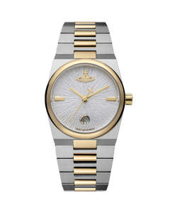 Vivienne Westwood - The Hoxton 28mm Two Tone Strap Watch