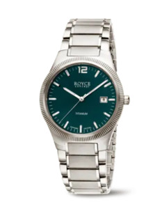Boccia - Pure Titanium Watch With Green Face