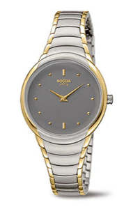 Boccia: Boccia - Ladies Boccia Two Toned Titanium Watch