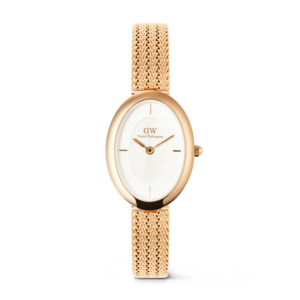 Daniel Wellington 1: Daniel Wellington - Juliette Braided Mesh White Sunray Rose Gold