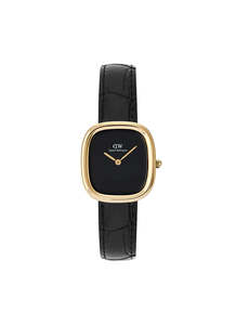 Daniel Wellington 1: Daniel Wellington - Margot Onyx Croc Ceramic Gold
