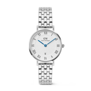 Daniel Wellington 1: Daniel Wellington - Petite Roman Numerals Date 5-link Silver