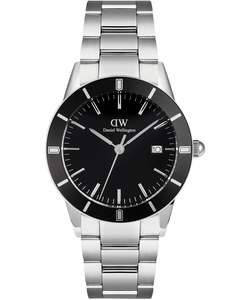 Daniel Wellington - Index Bezel Full Black & Silver