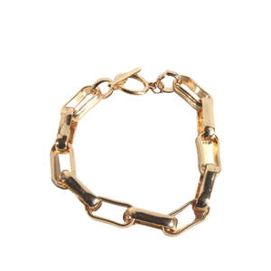 Queen Of Foxes: Queen Of The Foxes - Statement Link Bracelet Gold/Standard