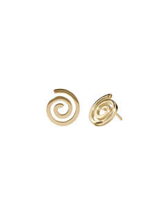 Clearance Jewellery: Meadowlark - Spiral Studs Gold Plated