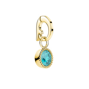 Rosefield Jewellery: Rosefield Jewellery - March Birthstone Charm Gold