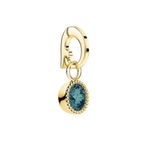 Rosefield Jewellery - December Birthsrone Charm Gold