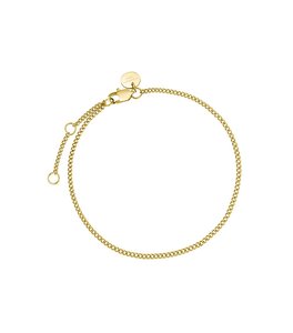 Rosefield Jewellery - Flat Curb Bracelet Gold