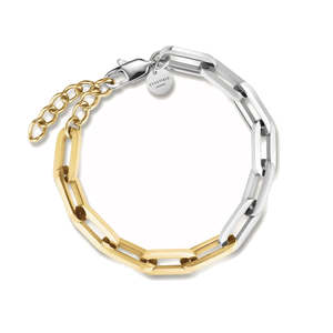 Rosefield Jewellery: Rosefield Jewellery - Duotone Chain Bracelet