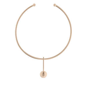 Diva Jewellery: Diva - Eclisse Collier Sterling Silver Rose Gold Plated Scratched