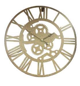 Iron Frame Wall Clock - Medium