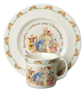 Crystal Living: Royal Doulton - Bunnykins Christening 2 Piece Baby Set
