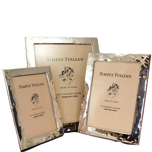 Simply Italian - Sterling Silver Rippled Frame