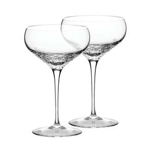 Bundle Save With Sets: Vera Wang - Champagne Sequin Crystal Bowls Set Of 2