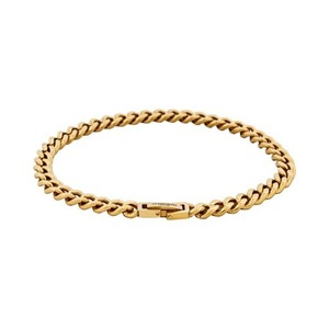 Him: Cudworth - Classic Cuban Link Bracelet Ion Plated Gold