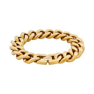 Cudworth - Classic Cuban Link Bracelet Ion Plated Gold