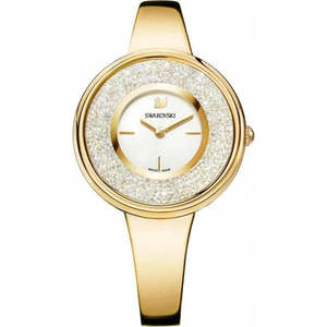 Swarovski Watches - Crystalline Full Gold Metal Cuff Strap