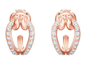 Swarovski Jewellery Sale: Swarovski Jewellery - Lifelong Hoops Small Rose Gold