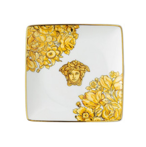 Versace: Versace - Medusa Gold & White Trinket Dish