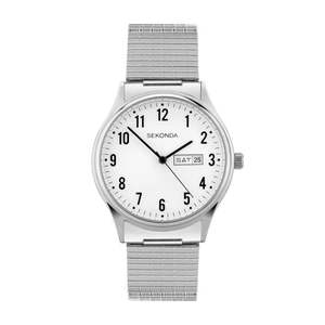 Sekonda: Sekonda - Stainless Steel White Dial Watch