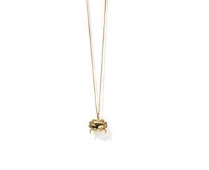 Clearance Jewellery: Meadowlark - Crab Charm Necklace Gold Plated
