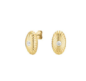Rosefield Jewellery: Rosefield Jewellery - Solitaire Earrings Gold