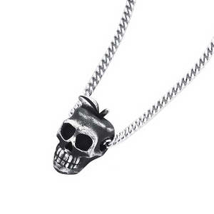 Our Biggest Karen Walker Sale Ever: Karen Walker Apple Skull Pendant - Silver