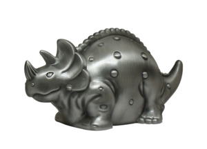 Money Box - Dinosaur Pewter Money Box