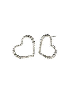 Meadowlark - Fizzy Heart Earrings Medium SS