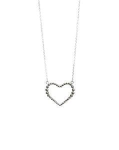 Meadowlark - Fizzy Heart Necklace Medium SS