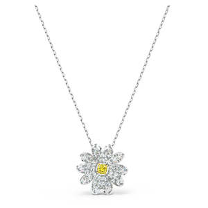 Swarovski Jewellery Sale: Swarovski Jewellery - Eternal Flower Rhodium Plated Crystal Pendant
