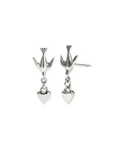 Meadowlark - Love Dove Studs