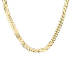 Rosefield Jewellery - Large Snake Necklace Gold