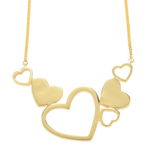 Karen Walker Exploding Heart Necklace - 9ct Gold