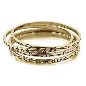 Gifting Under 100: Disney Couture Kingdom - Yellow Gold Plated Wonderland Bangle Set