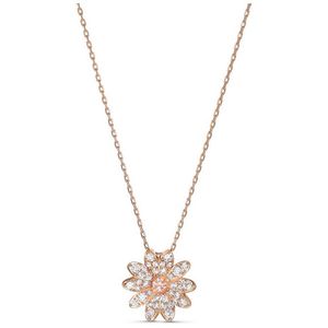 Swarovski Jewellery Sale: Swarovski Jewellery - Rose Gold Toned Eternal Flower Pink Pendant