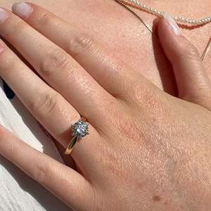 Lab Diamonds: BWJ - 9ct Two Tone Certificated 1.51ct E VS1 Lab Grown Diamond 6X Claw Set Ring