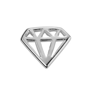 Gifting Under 100: STOW Diamond (Exquisite) Charm - Sterling Silver