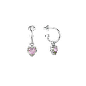 Stolen Girlfriends Club - Love Claw Anchor Earrings Mystic Quartz