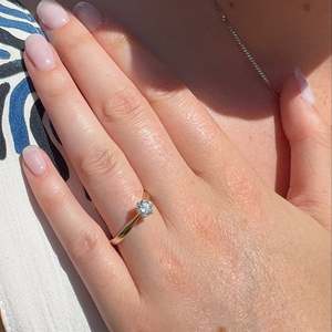 BWJ - 9ct Two Tone Lab grown Diamond 6X Claw Solitaire .50ct