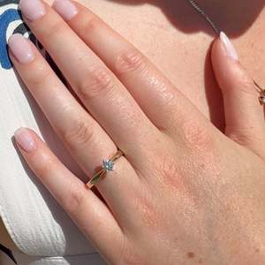 BWJ - 9ct Two tone .25ct Lab Grown Diamond Solitaire .25ct