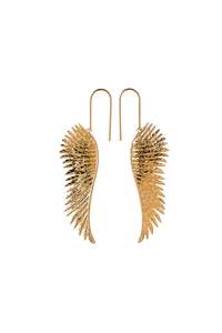 Our Biggest Karen Walker Sale Ever: Karen Walker - Cupid's Wings Earrings Gold Plated