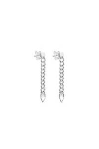 Stolen Girlfriends Club - Hanging Curb Spike Earrings