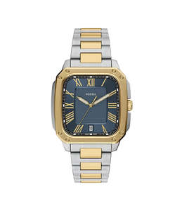 Gifting Under 100: Fossil - Crosby Three-Hand Date Two-Tone Stainless Steel Watch
