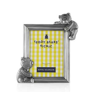 Royal Selangor Pewter: Royal Selangor - Teddy Bears' Picnic Rectangular Photoframe 3R